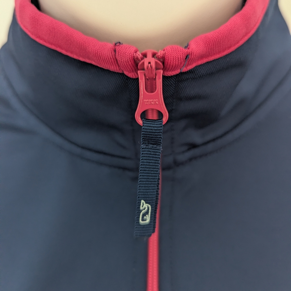 Vineyard Vines Performance Navy Pullover With Red… - image 2